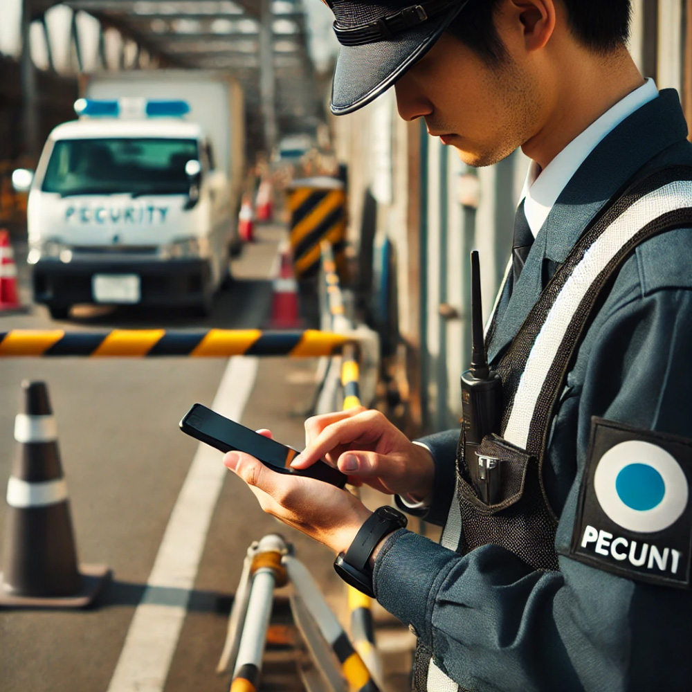 LINEで警備日報送付